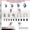 Service Caster 3.5 Inch 316SS Blue Poly Swivel 7/8 Inch Expanding Stem Caster Brake, 2PK SS316EX20S3514-PPUB-BLUE-2-TLB-2-78 - alternate 6